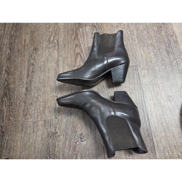 Dingo Quarry Boots Women’s Size US 8.5 Black Leather Chelsea Vintage Western - Picture 6 of 11